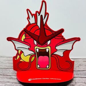 Pokemon Center Hiroshima Promo Special Day Red Gyarados Paper Hat Japan Import
